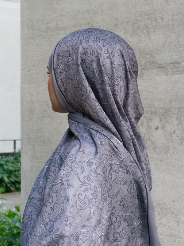 Orient Hijab - Dark Gray/Green